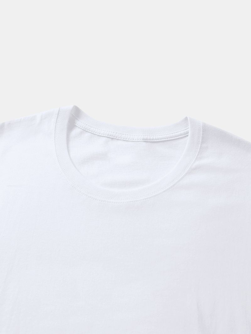 100% Katoenen Designer Astronautenprint Losse T-shirts Met Korte Mouwen