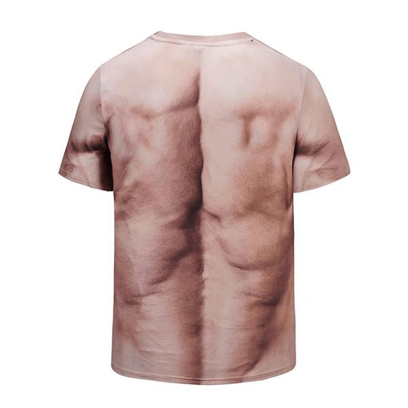 Casual Heren Bodybuilding Elastische T-shirts Met Korte Mouwen