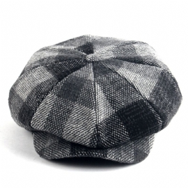 British Octagonal Hat Factory Spot Groothandel Herfst En Winter Heren