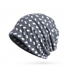 Dames Vrije Tijd Buiten Polyester Multifunctionele Beanie Muts Sjaal Set Skull Cap Voor Dames