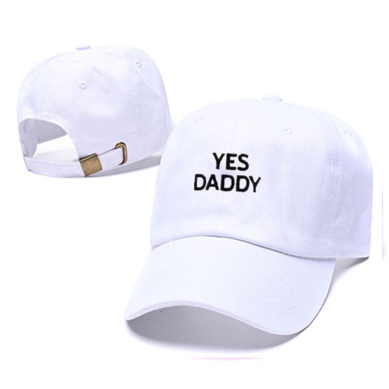 Hiphop-hoeden Voor Heren En Dames Outdoor-petten Ja Daddy-borduurmutsen