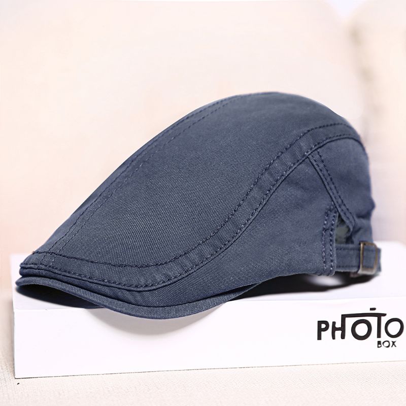 Katoenen Verstelbare Schilderbare Baretten Caps Retro Outdoor Peaked Forward Hat