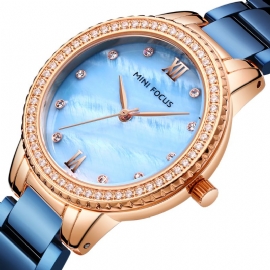 Luxe Merk Mode Stijl Dames Polshorloge Diamant Dames Quartz Horloge