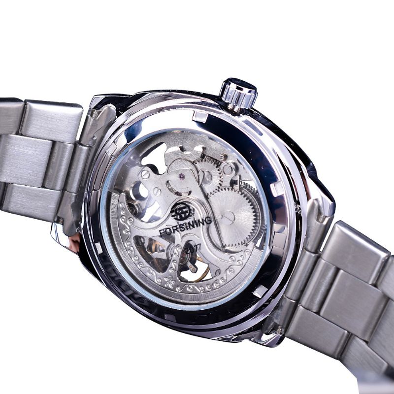 Licht Luxe 3atm Waterdicht Lichtgevend Mode Heren Mechanisch Horloge