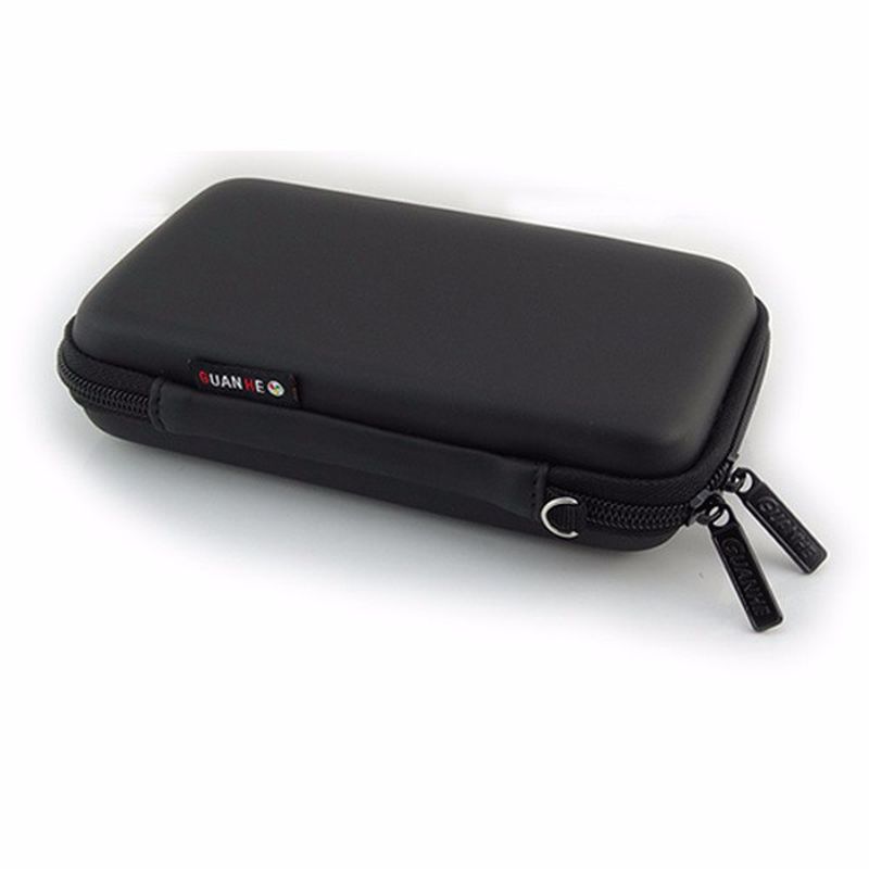 Externe Batterij Usb Flash Drive Oortelefoon Digitale Gadget Pouch Reis Zilveren Opbergtas