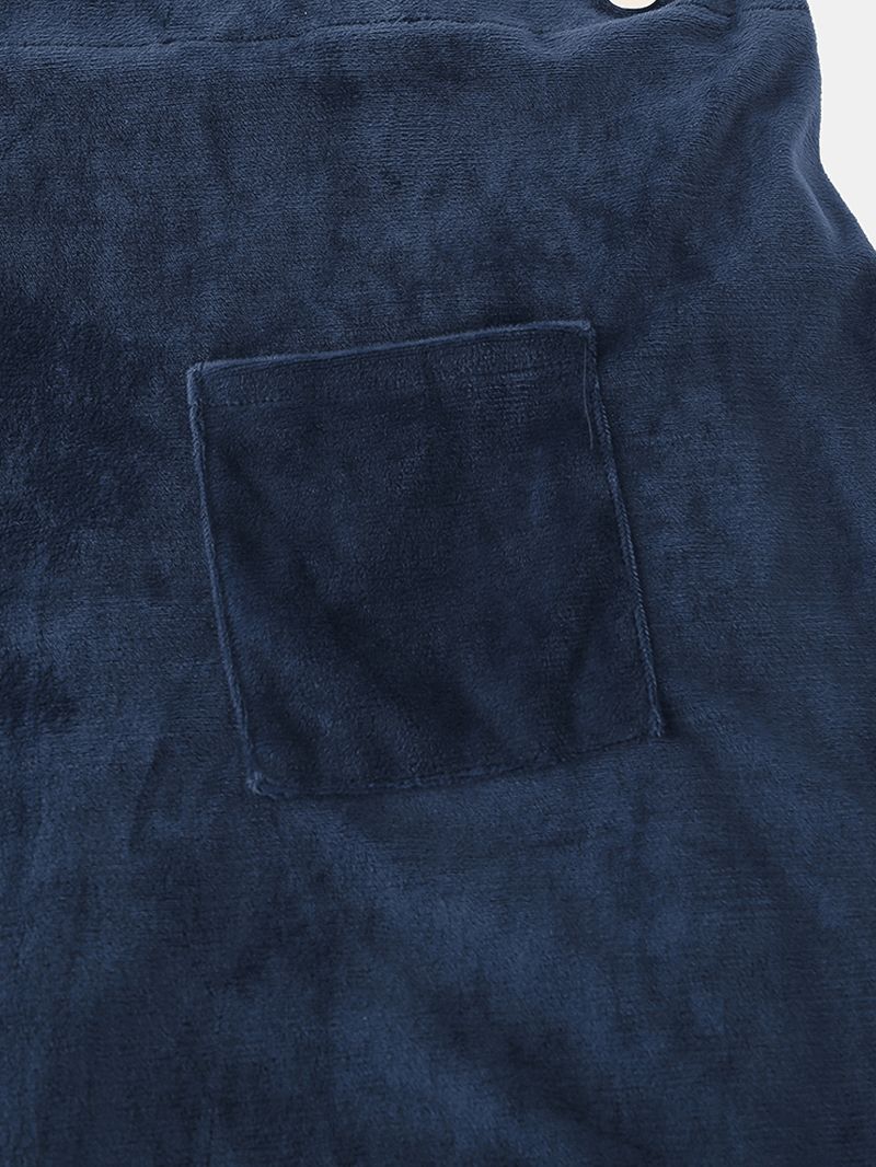 Badkuiprok Voor Heren In Effen Kleur Zachte Comfortabele Absorberende Strandhanddoek