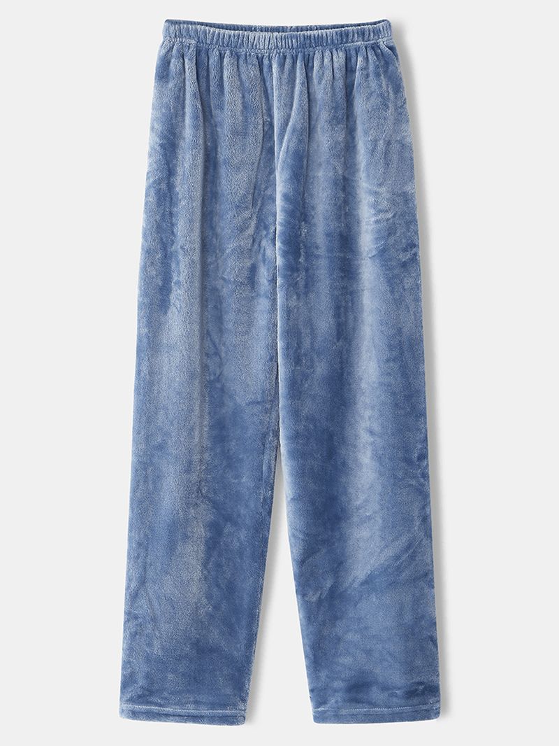 Dames Flanel Animal Graphics Zijvak Sweatshirt Elastische Taille Broek Thuis Pyjama Set