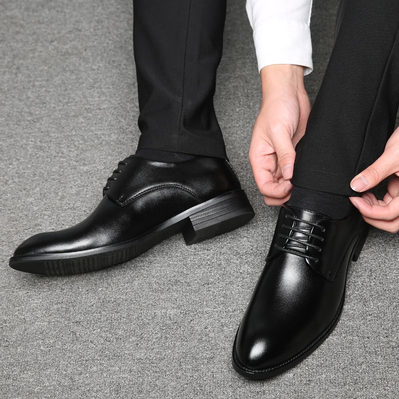 Mannen Klassieke Zachte Comfortabele Formele Zakelijke Oxfords Lederen Schoenen