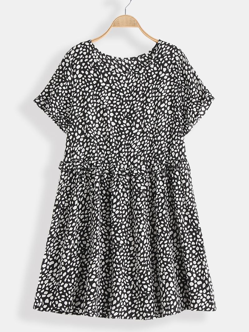 A-lijn Mini-jurk Met Zomerprint En Vakantiestrand Voor Dames