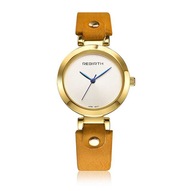Eenvoudige Stijl Dames Polshorloge Elegant Design Quartz Horloges
