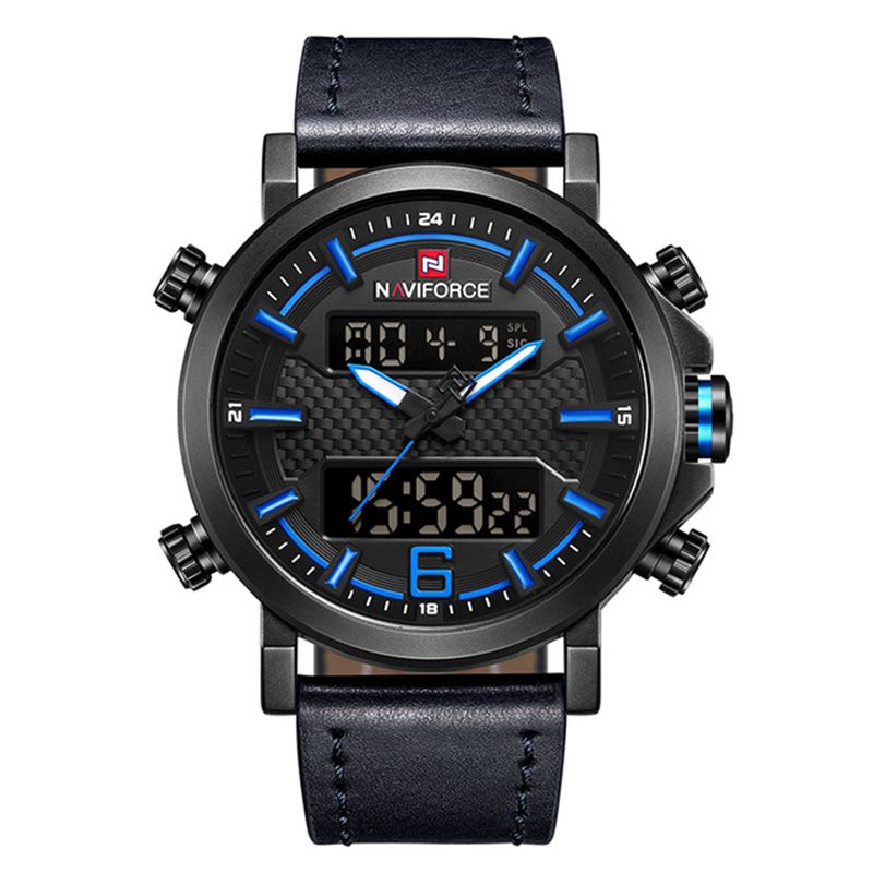 Dual Display Digitaal Horloge Lichtgevende Display Alarm Kalender Outdoor Sport Horloge