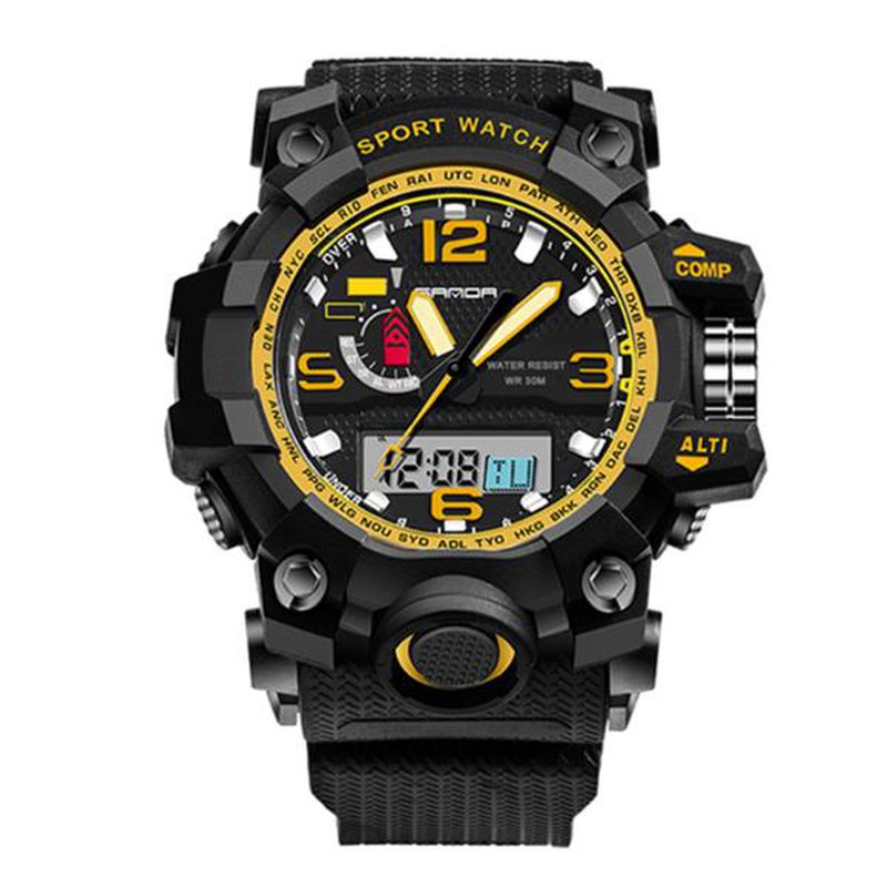 Mode Led-display Herenhorloge 30m Waterdicht Sport Digitaal Horloge