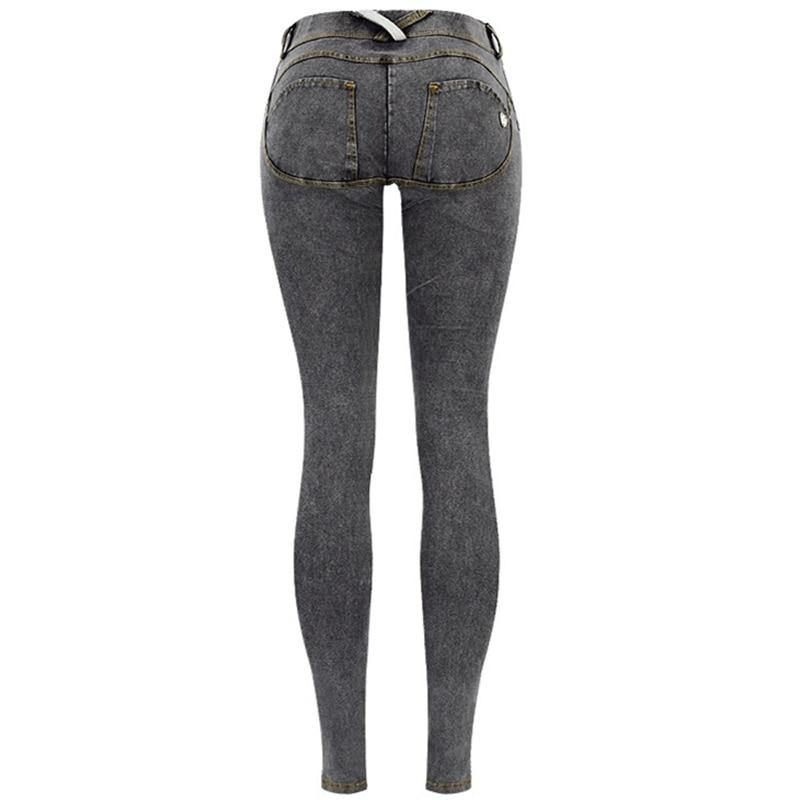 Sexy Lage Taille Jeans Vrouw Perzik Push Up Hip Skinny Denim Broek Voor Vrouwen Boyfriend Jean Voor Vrouwen Elastische Grijze Jeans Plus Size