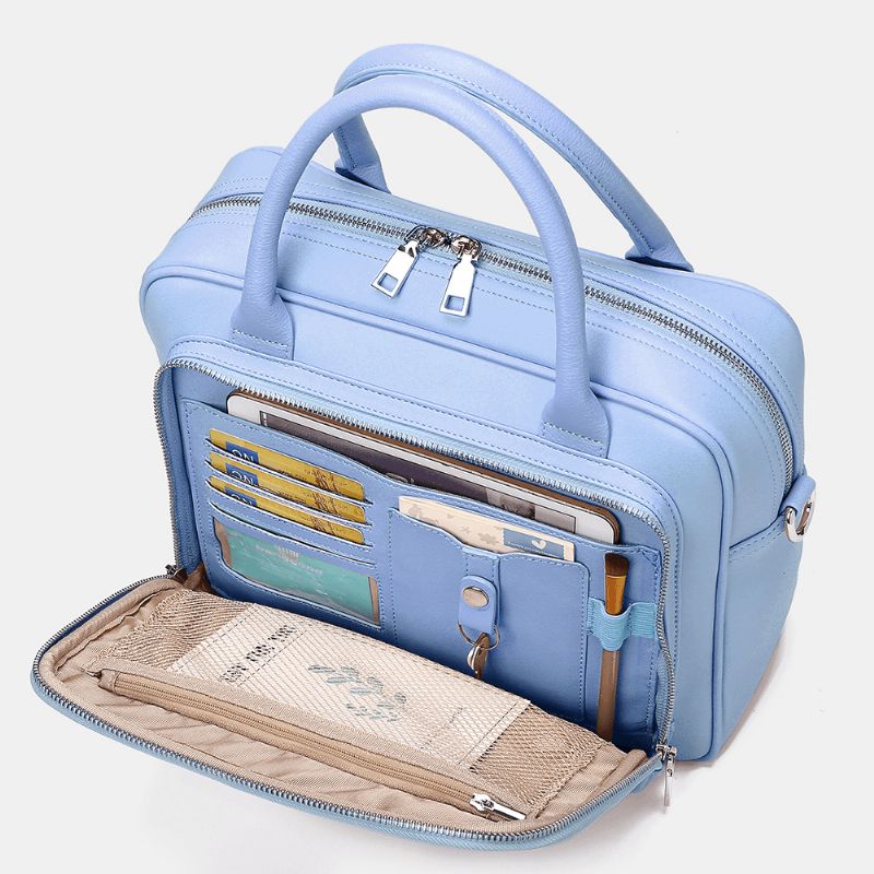 Dames Designer Travel Laptop Bag Solid Crossbody Bag