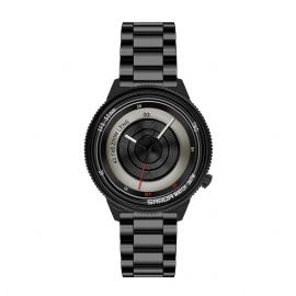 Casual Mode Heren Creatieve Camera Wijzerplaat Waterdicht Roestvrij Stalen Band Quartz Horloge