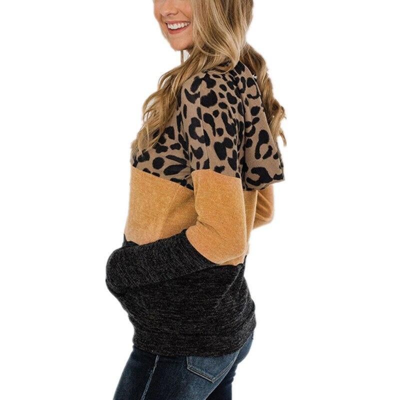 Hoodies Vrouwen Nieuwe Mode Nieuwe Winter Outfit Hooded Splicing Printing Losse Fleece Sweatshirt