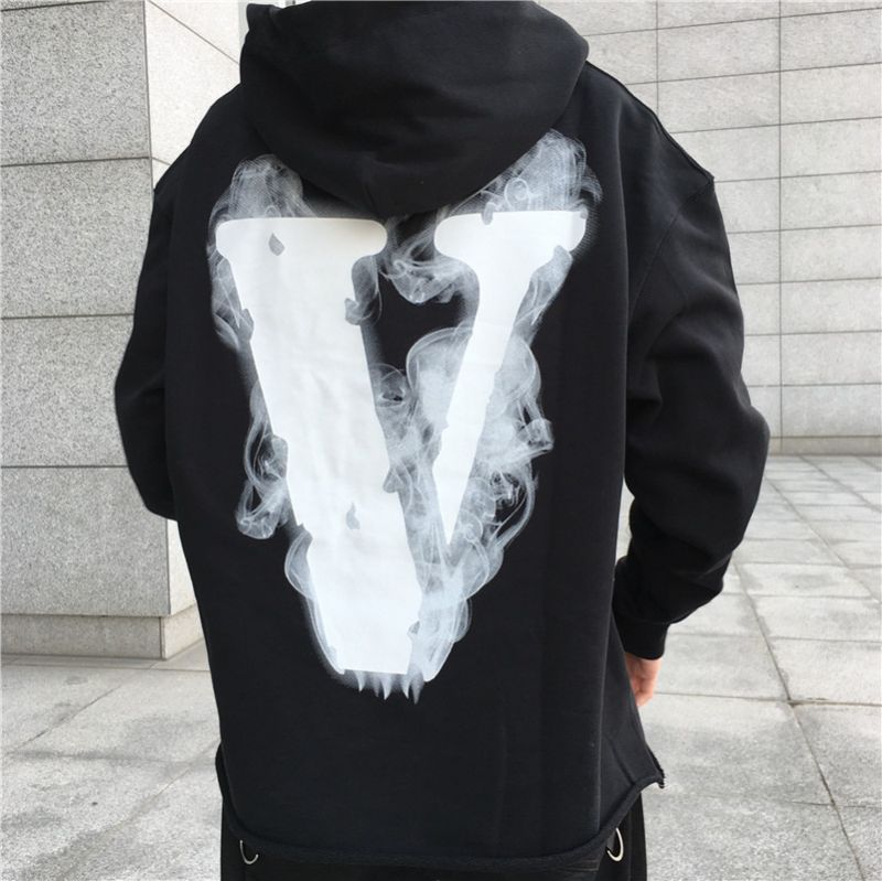 Smoke Angel Big V-hoodie Dik
