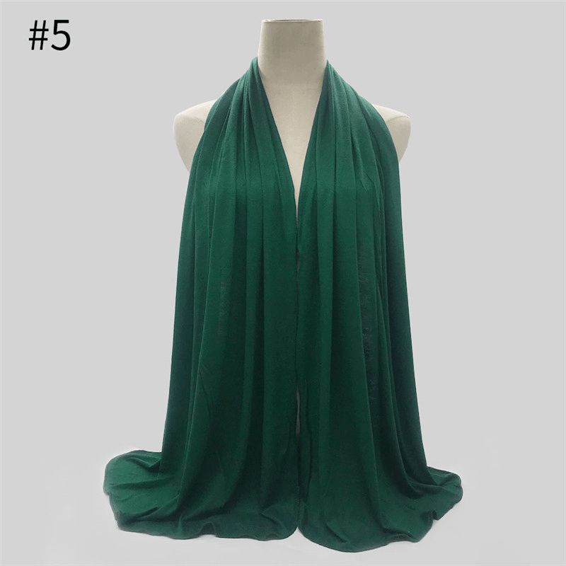 170x60cm Mode Jersey Hijab Sjaal Lange Moslim Sjaal