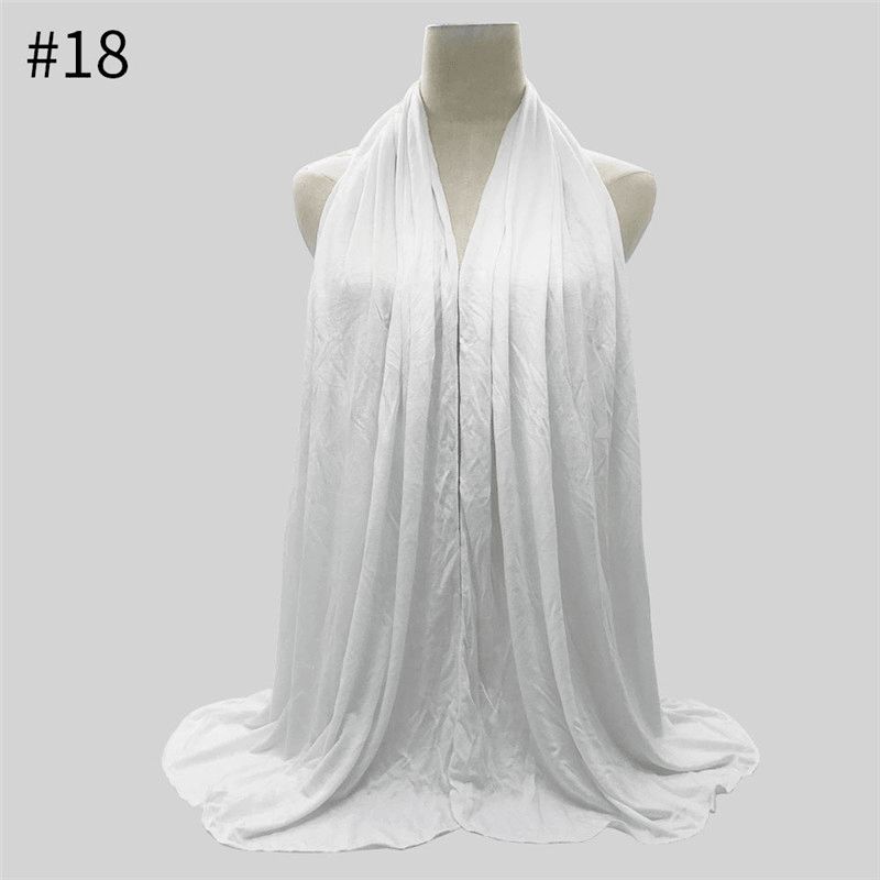 170x60cm Mode Jersey Hijab Sjaal Lange Moslim Sjaal