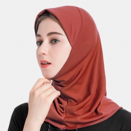 Hijab Sjaal Vrouwen Solid Crystal Hennep