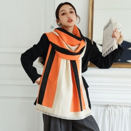 Star Dikke Warmte Kasjmier Koreaanse Lente En Herfst Dames Sjaal