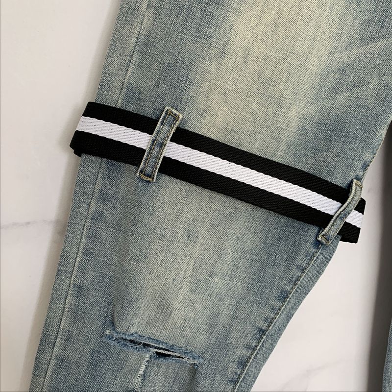Gescheurde T-knife Cut Jeans Cropped Broek