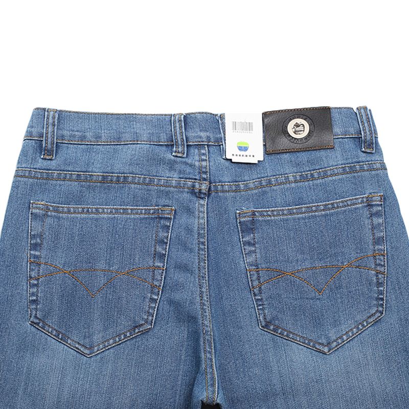 Zomer Dunne Rechte Pijpen Elastische Lange Denim Broek Jeans Voor