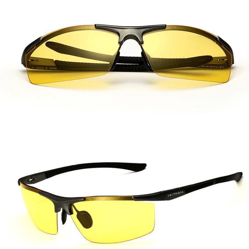 Aluminium Magnesium Zonnebril Uv-bescherming Buiten Rijden Brillen