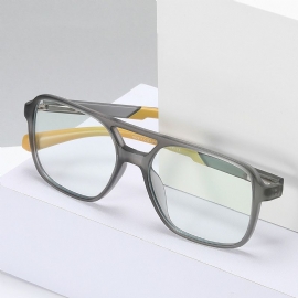Anti-blu-ray-bril Heren En Dames Dezelfde Stijl Flat Glasses Met Groot Frame Fabriek