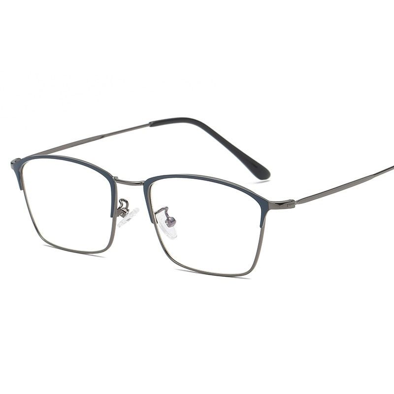 Anti-vermoeidheid Anti-blauw Licht Vogue Vierkante Bril Met Doorzichtige Lens