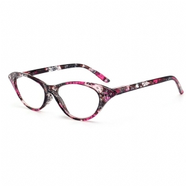 Dames Kat Eye Flower Frame-leesbril
