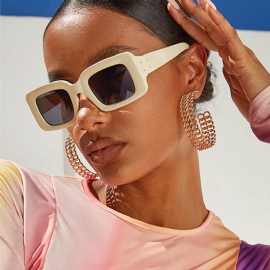 Europese En Amerikaanse Mode Nieuwe Vierkante Zonnebril