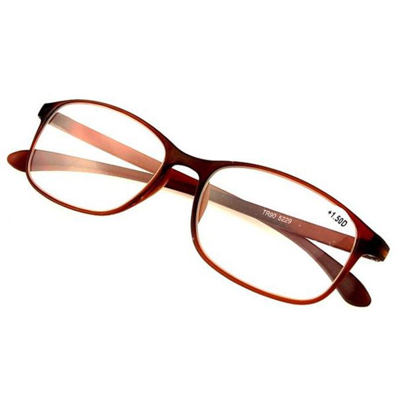 Heren Dames Tr90 Flexibele Leesbril Ultralichte Druk Verminderen Lenzenvloeistof