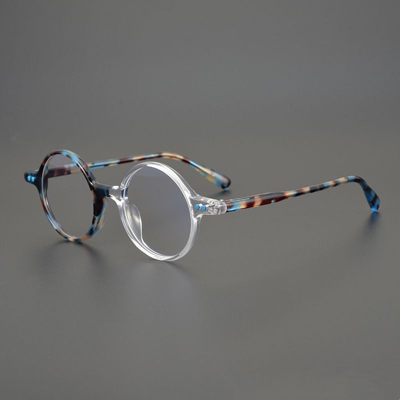 Japanse Handgemaakte Retro-bril Van Acetaat Met Bijpassende Kleur