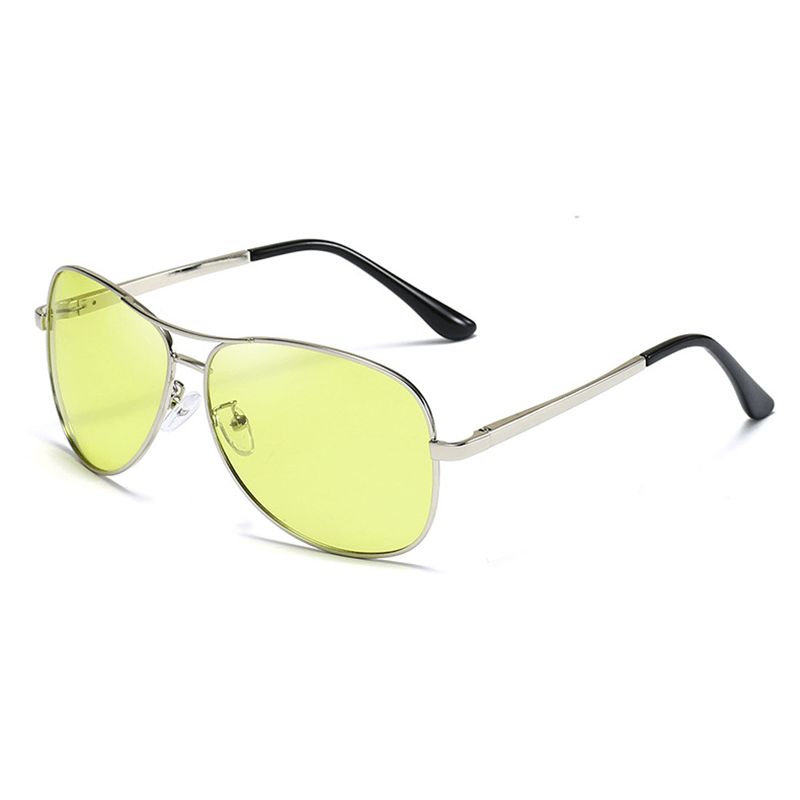 Kleurveranderende Anti-uv-zonnebril Retro Metalen Nachtkijkbril