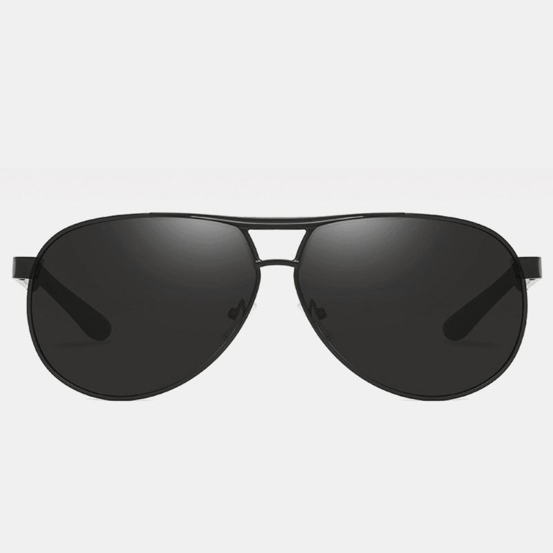 Metalen Zonnebril Met Groot Montuur Voor Heren Frog Mirror Driver-zonnebril