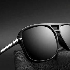 Mode Heren Zonnebril Retro Groot Frame Zonnebril Voor Buiten Rijden Reizen