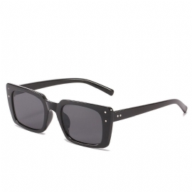Nieuwe Vierkante Midin Zonnebril Vrouwelijke Heldere Zwarte Trend Grensoverschrijdende Zonnebril Mode Straat Schieten Live Bril