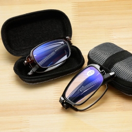 Opvouwbare Draagbare Leesbril Met Blauwe Film Voor Heren En Dames