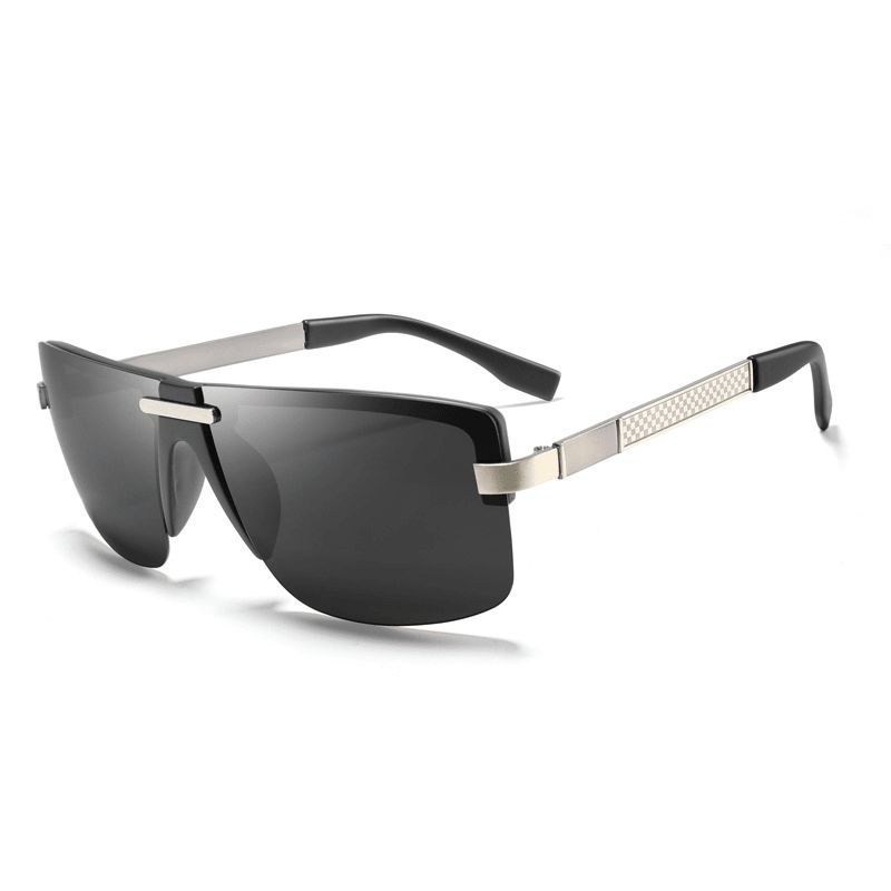 Outdoor Vierkante Randloze Luxe Uv400-zonnebril