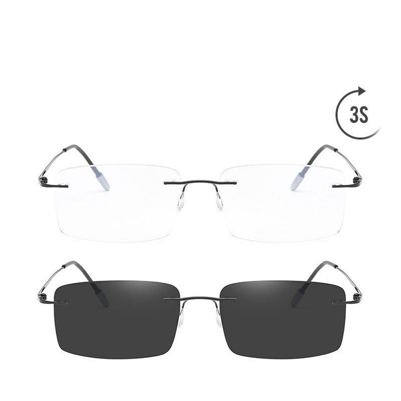 Ultralichte Van Kleur Veranderende Auto-zoom Anti-blauwlichtbril