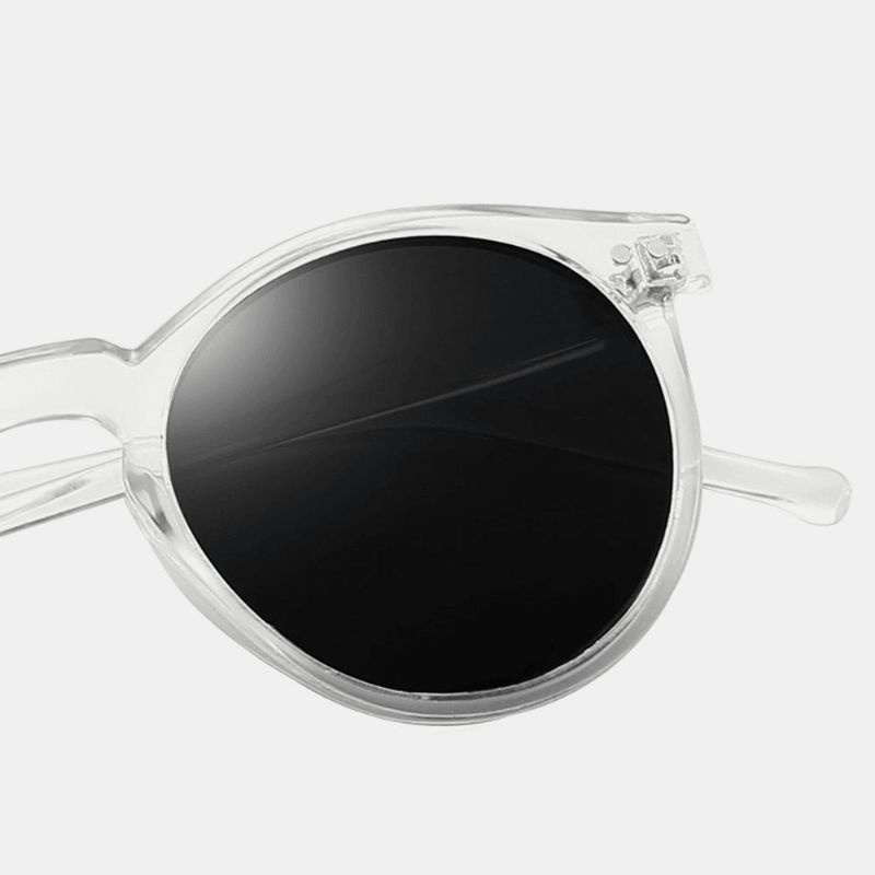 Unisex Gradiënt Lens Transparant Full Frame Uv-bescherming Gecoate Zonnebril