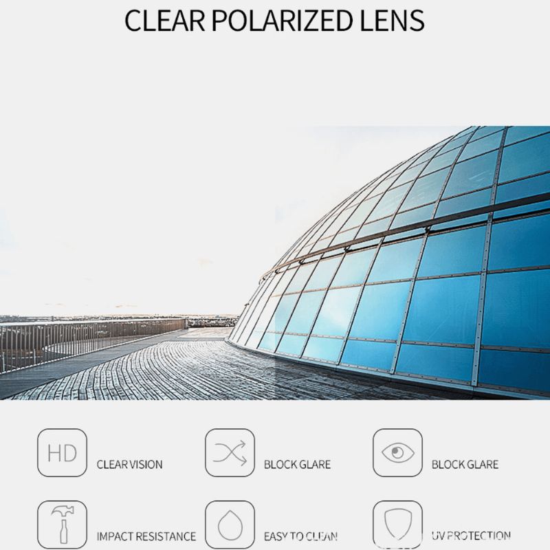 Unisex Gradiënt Lens Transparant Full Frame Uv-bescherming Gecoate Zonnebril