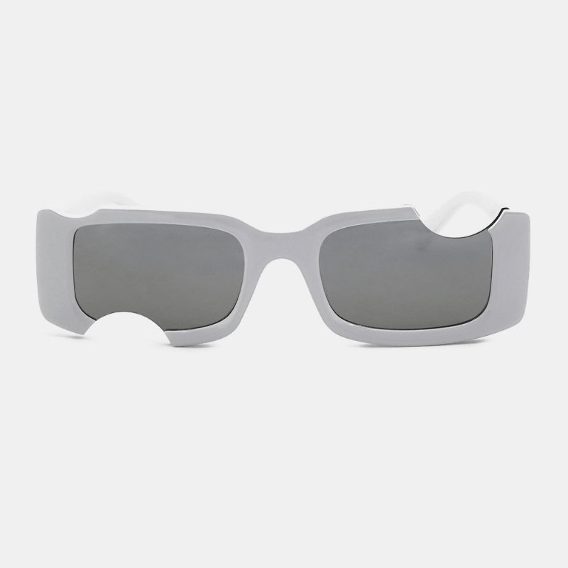 Unisex Onregelmatig Vierkant Frame Niet Volledig Frame Uv-bescherming Mode Speciaal Profiel Zonnebril