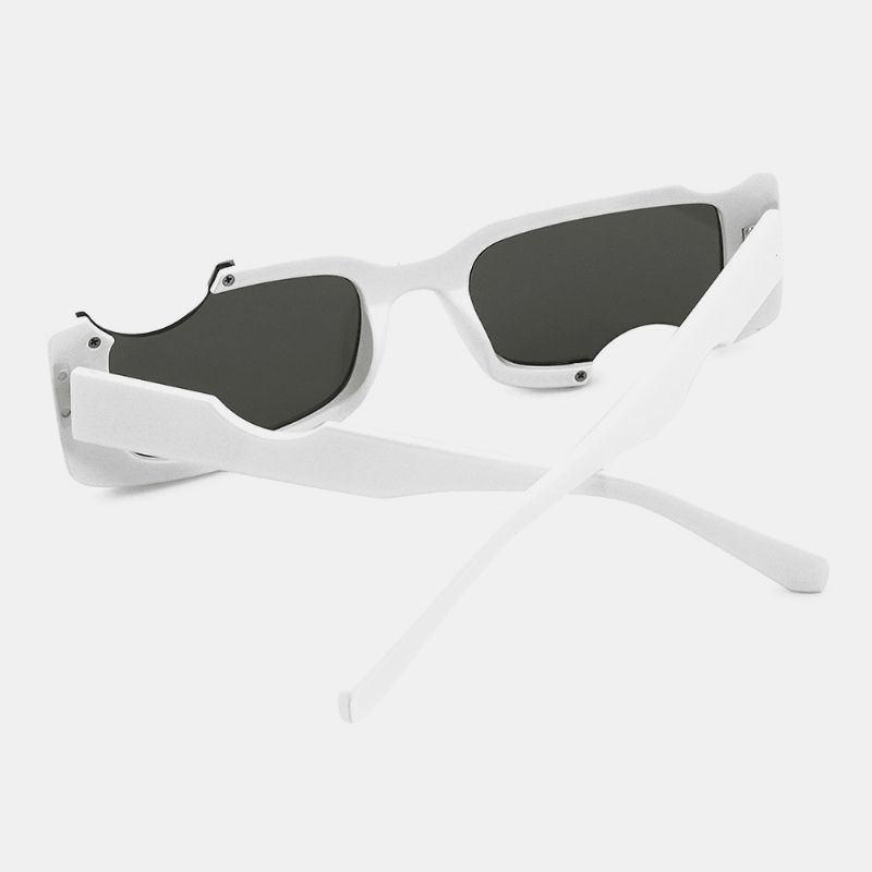 Unisex Onregelmatig Vierkant Frame Niet Volledig Frame Uv-bescherming Mode Speciaal Profiel Zonnebril