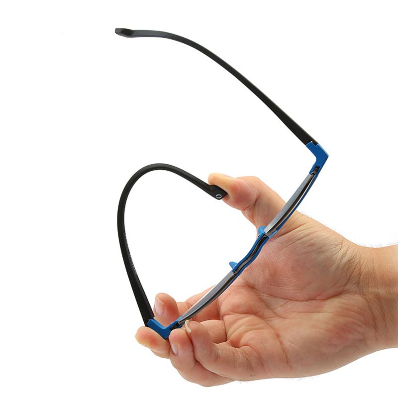 Unisex Tr90 Frame Hd-leesbril Buigbare Vierkante Bril