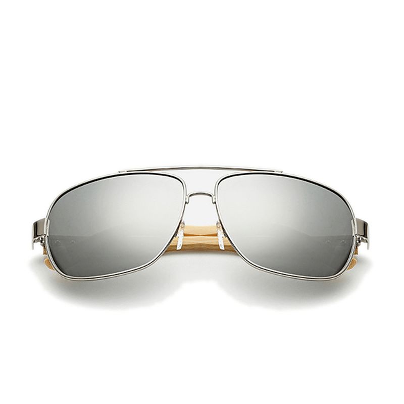Uv400 Benen Heren Dames Zonnebril Metalen Monturen Buitenshuis Kleurrijke Bril Goggle