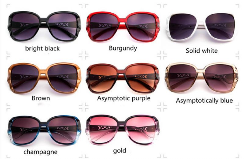 Zonnebrillen Met Groot Frame Voor Dames Retro Zonnebrillen Voor Dames