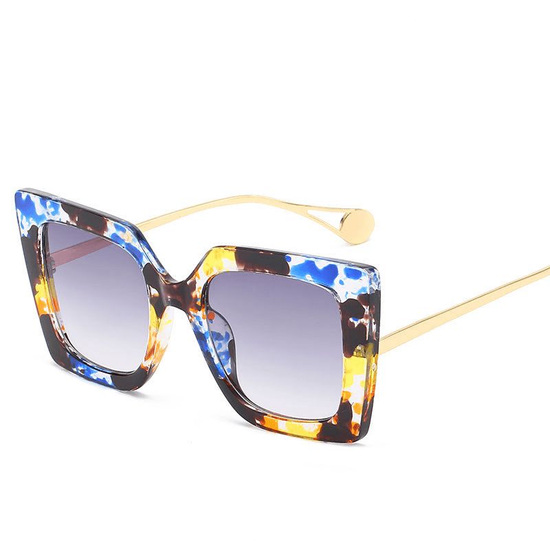 Zonnebrillen Met Groot Montuur Voor Dames Mode Street Mode Catwalk-zonnebrillen