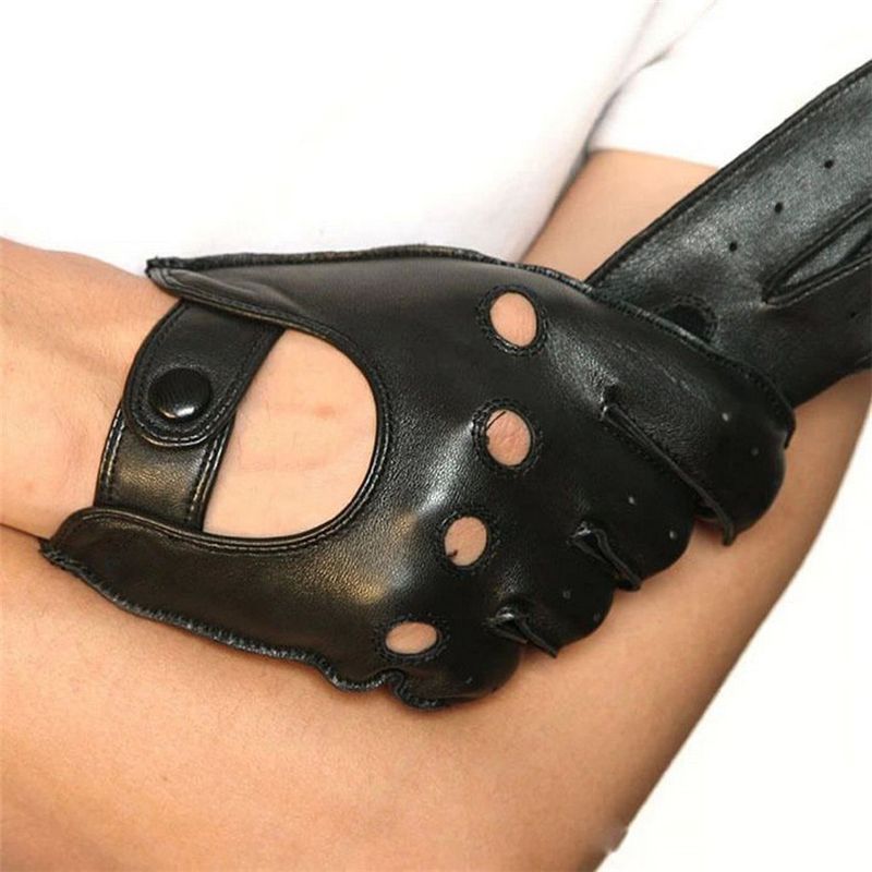 Driving Leather Driving-handschoenen Met Touchscreen Voor Heren